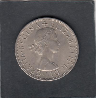 Beschrijving: 1/2 Crown  ELIZABETH II  